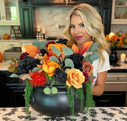 DIY Halloween Fog Flower Arrangement Kit