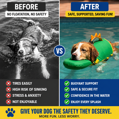 FurryBabe™ Animal Swim Vest For Dogs