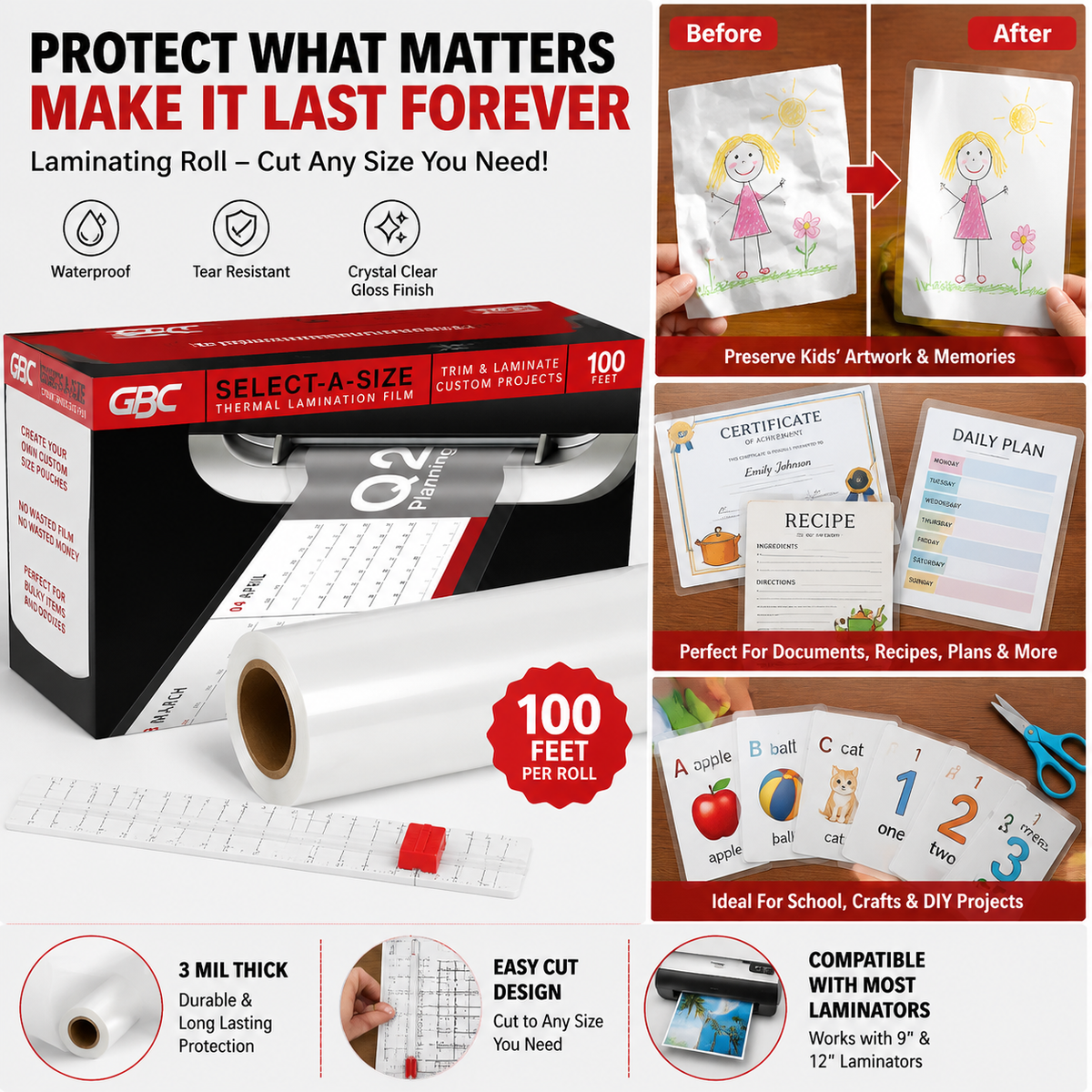EverGuard™ Thermal Laminating Film Roll