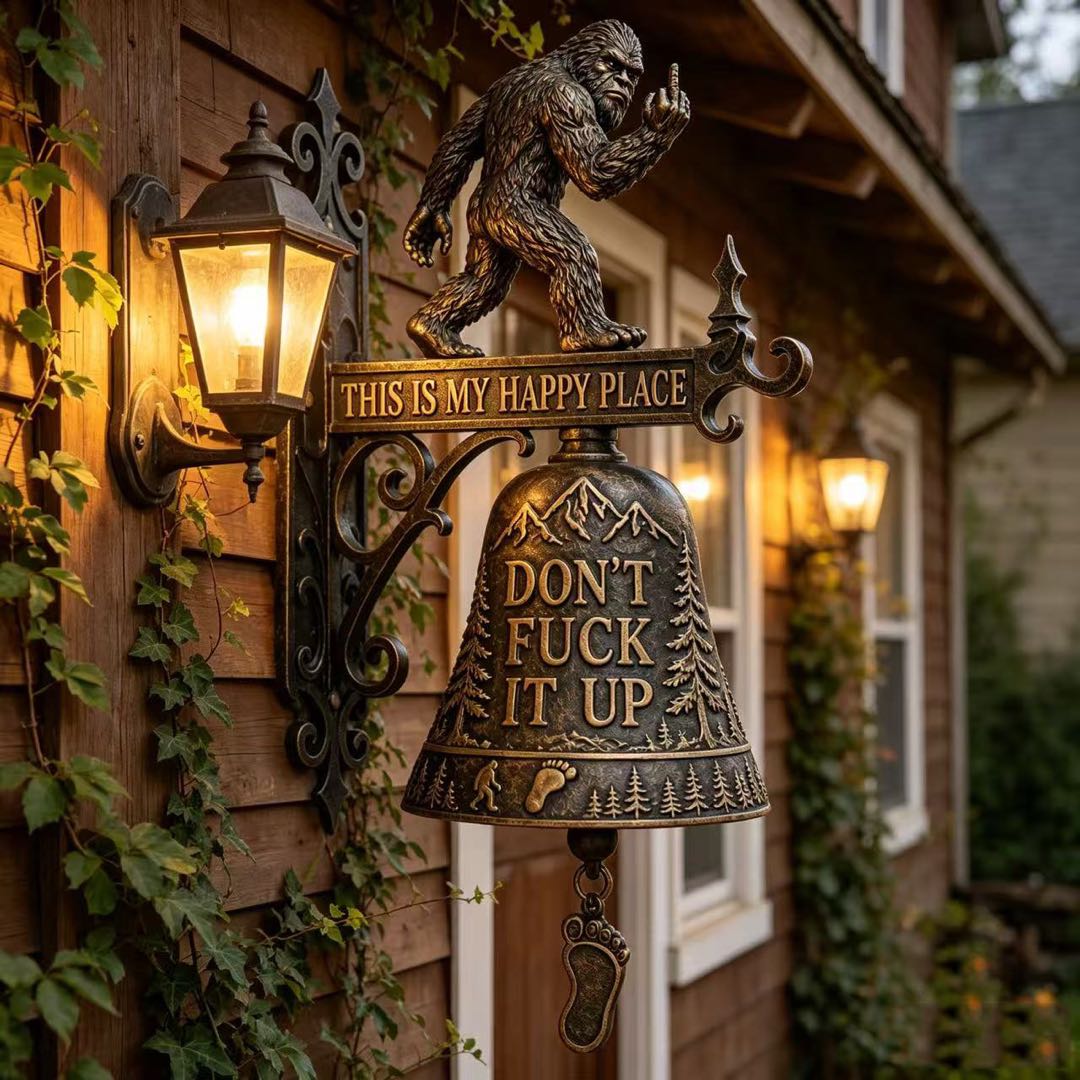Bigfoot Rustic Sasquatch Doorbell