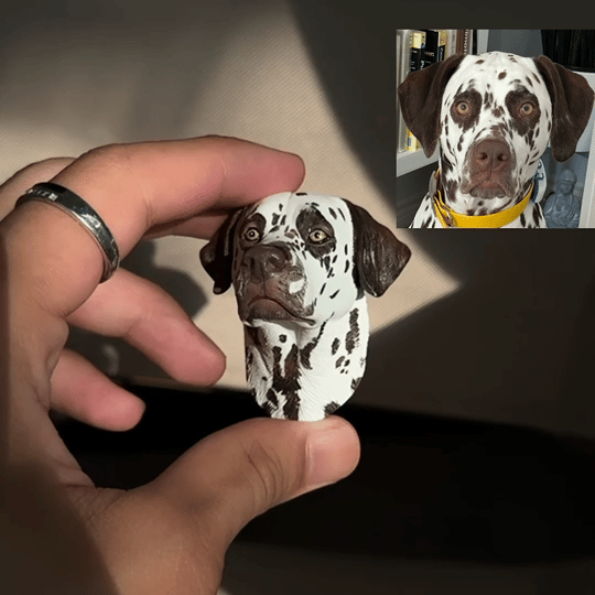 Custom Pet Head Fridge Magnet