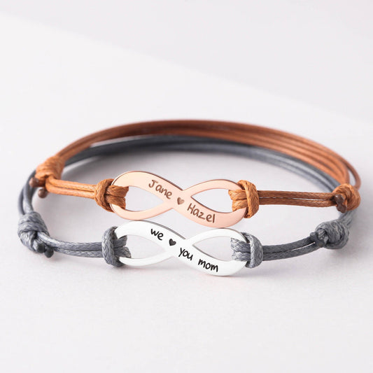 Name-Engraved Braided Bracelet