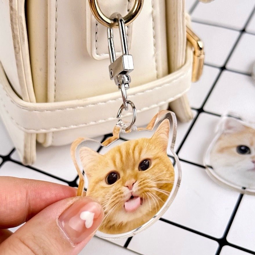 Personalized Pet Portrait Acrylic Keychain