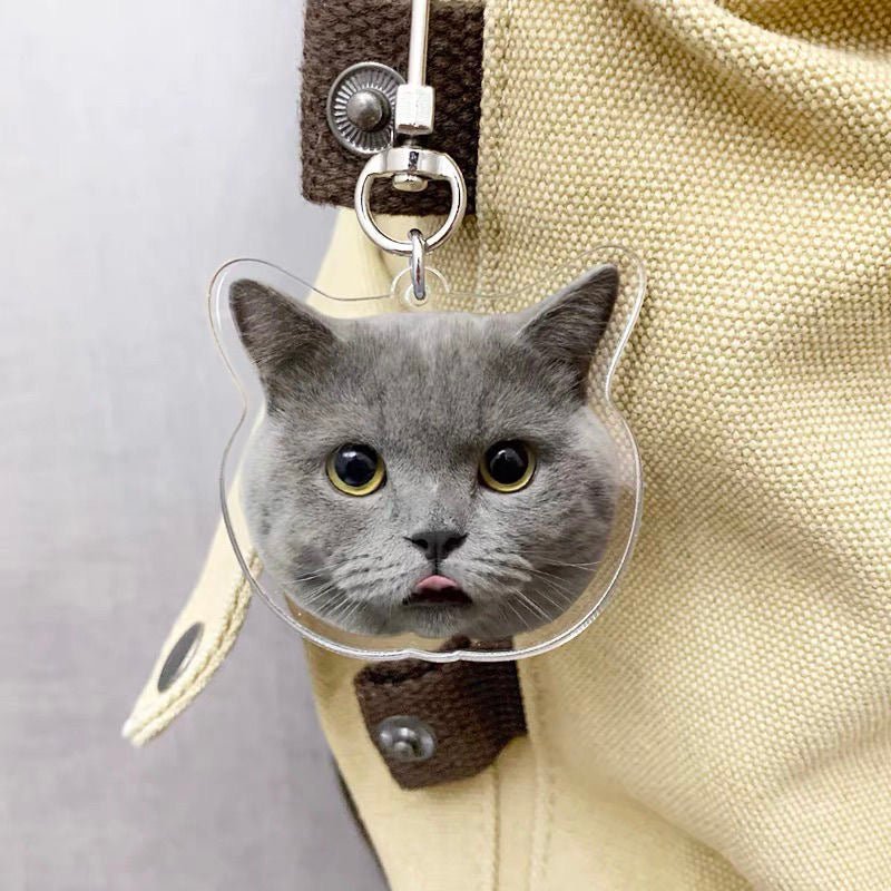 Personalized Pet Portrait Acrylic Keychain