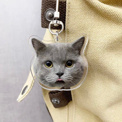 Personalized Pet Portrait Acrylic Keychain