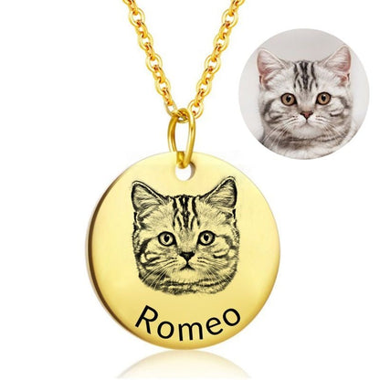Personalized Pet Face Necklace