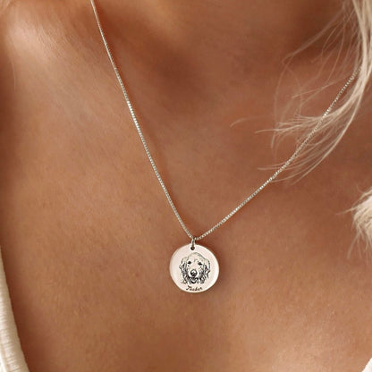 Personalized Pet Face Necklace